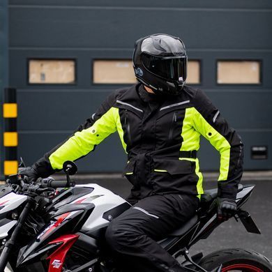 Мото куртка Oxford Metro 2.0 MS Jkt Blk/Fluo