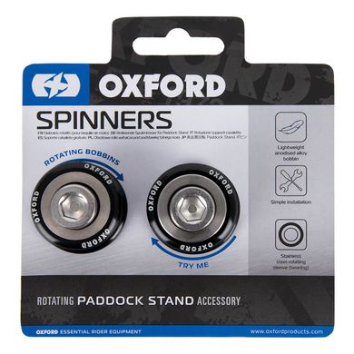 Упоры для подката Oxford Spinners Black M10 (1.25)