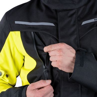 Мото куртка Oxford Metro 2.0 MS Jkt Blk/Fluo