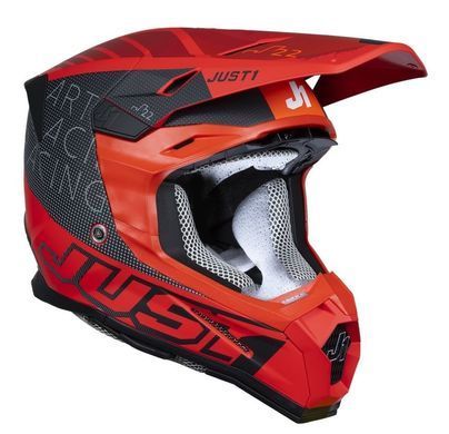 Мотошлем Just1 J22-F Dynamo Black Red M
