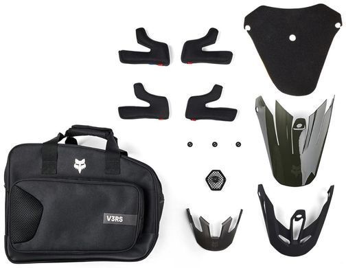 Шолом FOX V3 RS HELMET - SOLID Matte Black XXL
