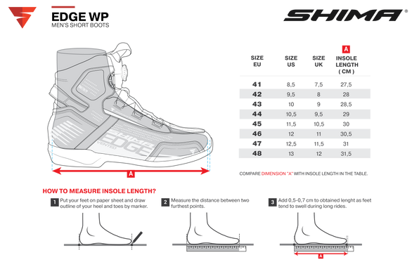 Мотоботинки Shima Edge WP Fluo 43