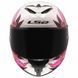 Мотошолом LS2 FF820 Rapid III POPPIES II White Pink M