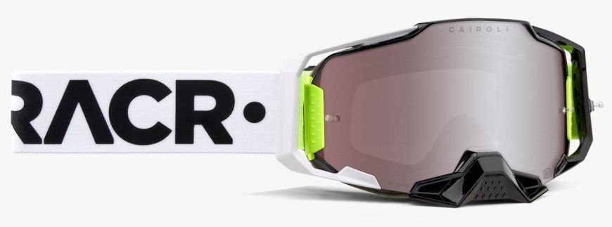 Маска кроссовая 100% ARMEGA Goggle HIPER Racr - Mirror Silver Lens, Mirror Lens