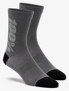 Мотошкарпетки Ride 100% RYTHYM Merino Wool Performance Socks Grey, L/XL