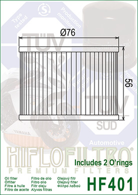 Фильтр масляный HIFLO FILTRO HF401
