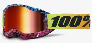 Маска кросова 100% ACCURI 2 UTV SPECIAL Goggle KB43 DSPRAY - Mirror Red Lens, OTG