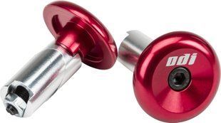 Баренди ODI Aluminium End Plugs w/Lasered Logo Red