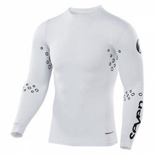 Мотоджерсі компресійна Seven ZERO LASER CUT WHITE L