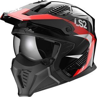 Мотошолом LS2 OF606 Drifter Triality Red L
