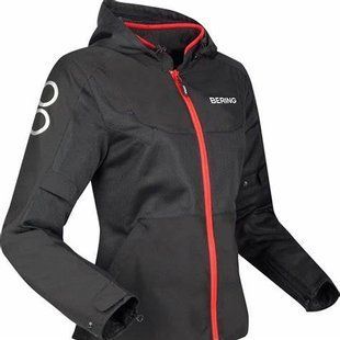 Мотокуртка BERING текстиль LADY PROFIL Black/red T0
