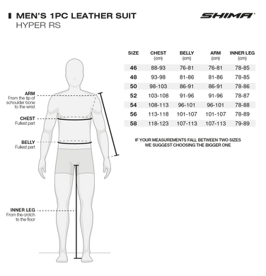 Мотокомбинезон Shima HYPER-RS Men White Blue XXL