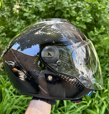 Мотошлем SHARK RS Jet Carbon Ikonik Carbon Black Chrom S