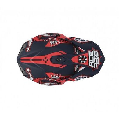 Мотошлем Acerbis LINEAR Blue Red L