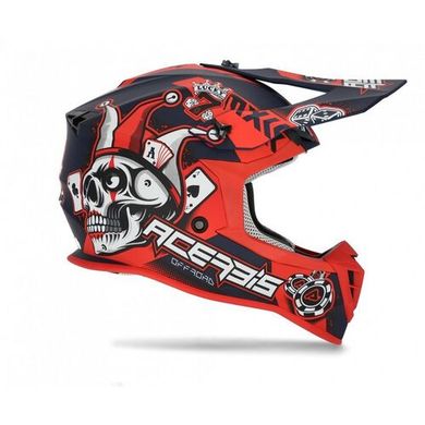 Мотошлем Acerbis LINEAR Blue Red XS