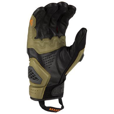 Моторукавиці KLIM Baja S4 Glove MD Sage - Strike Orange