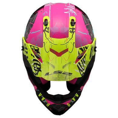 Мотошолом дитячий LS2 MX437 Fast 2 Mini Gorilla Purple L