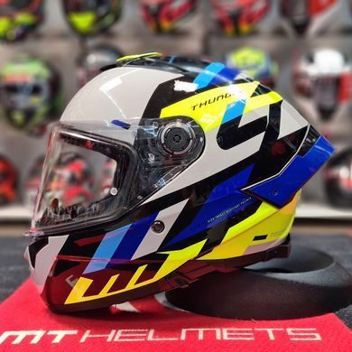 Мотошлем MT THUNDER 4 SV Ergo E17 Gloss Blue M