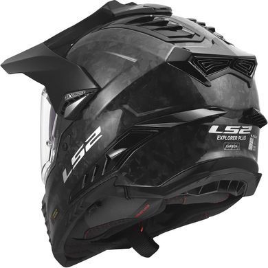 Мотошолом LS2 MX701 Explorer C FORGED CARBON XL
