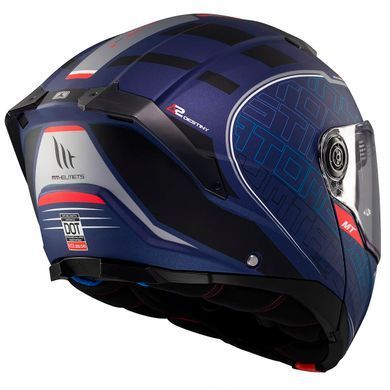 Мотошолом MT ATOM 2 SV DESTINY C7 Matt Blue L