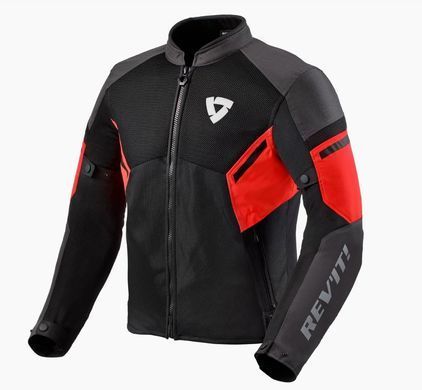 Мотокуртка REV'IT GT-R AIR 3 текстиль black/neon red XL