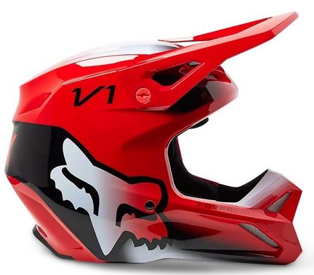 Мотошлем FOX V1 TOXSYK HELMET Flo Red XS