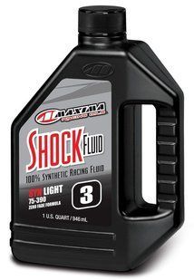 Масло гідравлічне Maxima RACING SHOCK Fluid Synthetic 1л, 3w