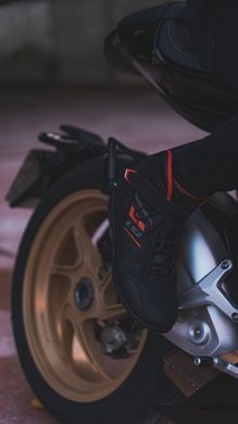 Моточеревики LS2 Garra Man Boots Black Red 45