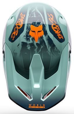 Мотошолом FOX V1 - IMAGE PRINT Arctic L