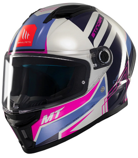 Мотошолом MT STINGER 2 Tron C8 Gloss Pink M