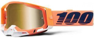 Маска кросова 100% RACECRAFT 2 Goggle Coral Mirror Gold Lens