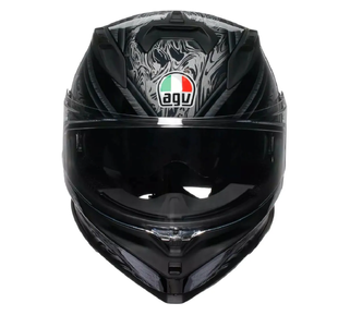 Мотошолом AGV K7 (E2206) DAMASCUS black/silver M #, 2118399017 010M
