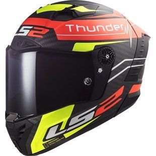 Мотошолом LS2 FF805 Thunder C Attack Matt Red Hi-Vis Yellow L