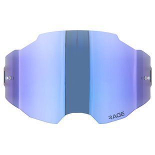 Скло до окулярів KLIM Rage (Off-Road) Dark Smoke Blue Mirror