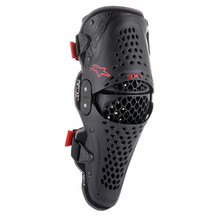 Мотонаколінники Alpinestars SX-1 V2 Black/Red S/M