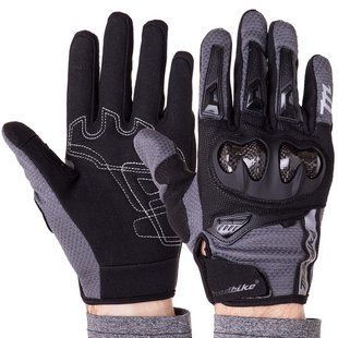 Мотоперчатки Mad Bike MAD66 Grey M