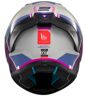 Мотошолом MT STINGER 2 Tron C8 Gloss Pink L