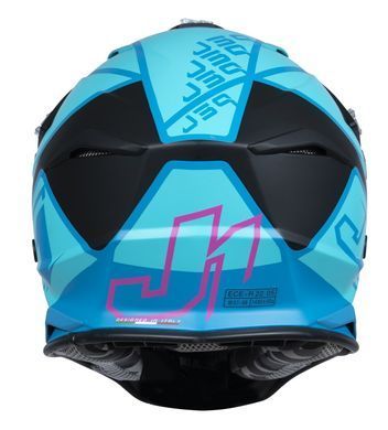 Мотошолом Just1 J39 Thruster Petrol Blue Fuxia Black