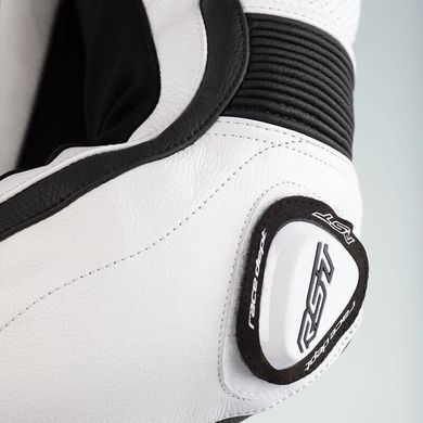Комбінезони RST Pro Series Evo Airbag CE Mens Leather Suit - White / Black L