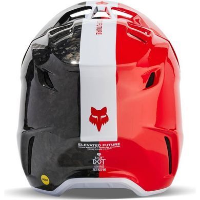 Мотошолом FOX V3 RS OPTICAL HELMET Flo Red, M