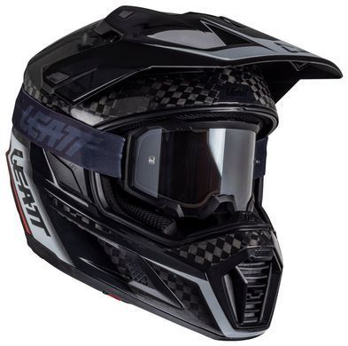 Шолом LEATT 9.5 Adventure Helmet + Goggle Carbon M