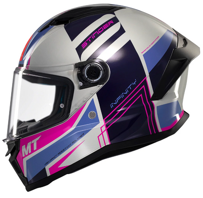 Мотошолом MT STINGER 2 Tron C8 Gloss Pink L