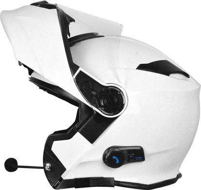Мотошлем Origine Delta Bluetooth Solid White Gloss