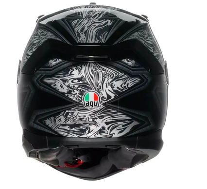 Мотошолом AGV K7 (E2206) DAMASCUS black/silver M #, 2118399017 010M