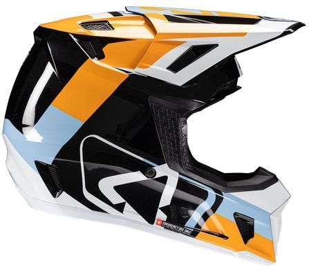 Мотошолом LEATT Moto 7.5 + Goggle Orange, M