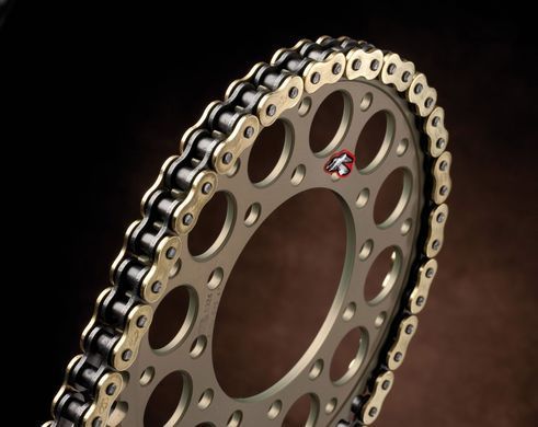 Цепь Renthal R4 Chain - 520 Gold 520-112L / SRS Ring