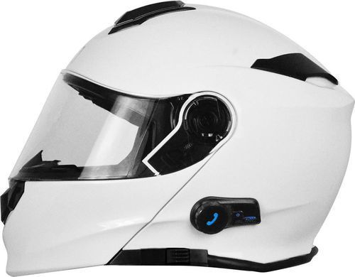 Мотошлем Origine Delta Bluetooth Solid White Gloss