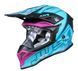 Мотошолом Just1 J39 Thruster Petrol Blue Fuxia Black