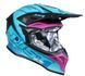 Мотошолом Just1 J39 Thruster Petrol Blue Fuxia Black