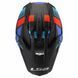 Мотошолом LS2 MX702 Pioneer 2 BLOCK Black Red Blue 06 L